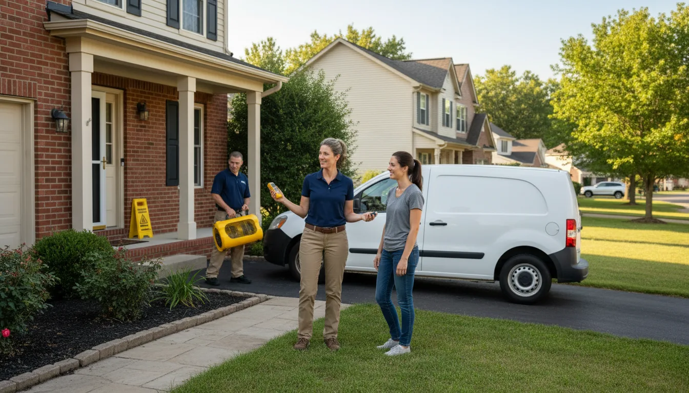 Water restoration image for Water Damage & Restoration Services in Garnavillo, IA